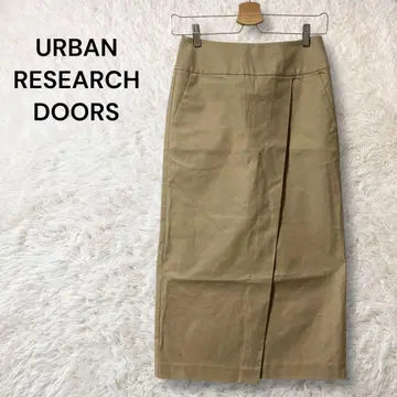 URBAN RESEARCH DOORS 랩 스트레이트 스커트 롱 기장 S