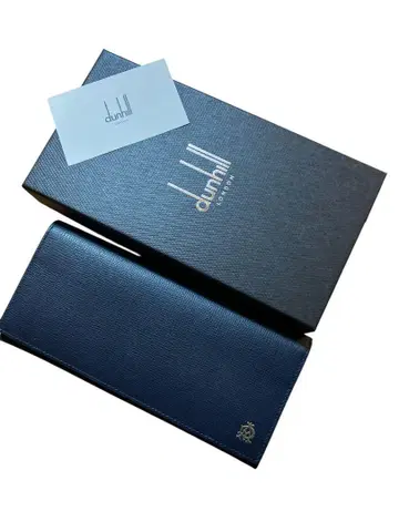 던힐 카도건 장지갑 새상품 미사용 네이비