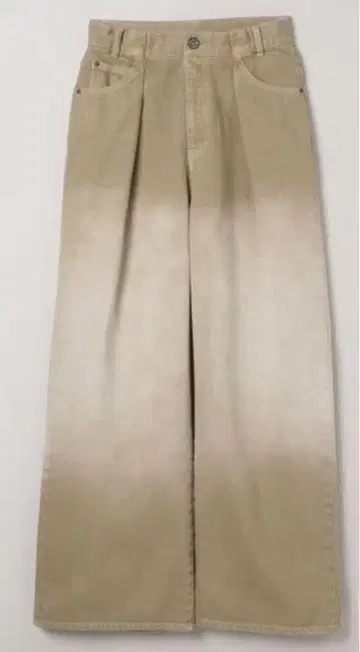 jeanasis 턱 데님 와이드 팬츠