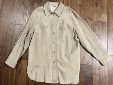 vintage 백스킨 가죽 셔츠 사이즈 46 USED 구제 의류