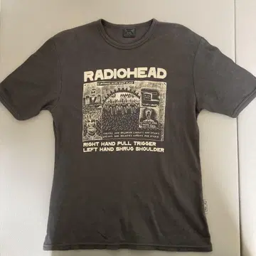 RADIOHEAD T셔츠 다크 그레이