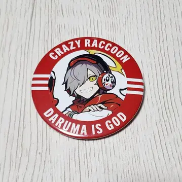 CrazyRaccoon 다루마이즈갓도 캔뱃지