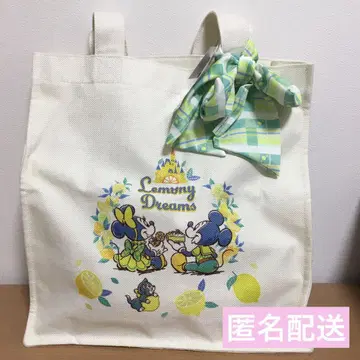 도쿄 디즈니 리조트 레몬 드림 토트백 미키 미니 피가로