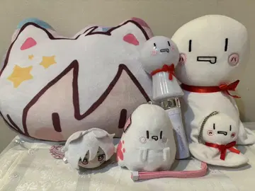 마후마후 봉제 인형 쿠션 응원봉