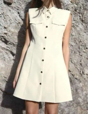 ZARA 크레이프 미니 원피스