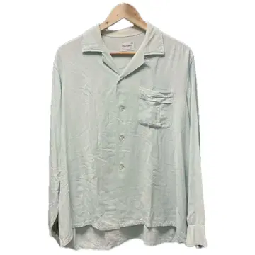 60s vintage rayon shirt 레이온 오픈 카라 셔츠