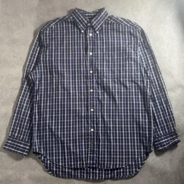 90s BANANA REPUBLIC 체크 긴팔 셔츠 M