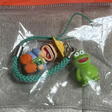 컬 아저씨 핸드폰 스트랩 개구리 레어템