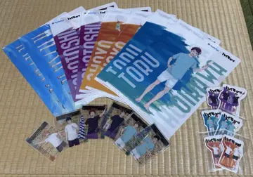 하이큐!! 훼미리마트 콜라보 클리어 파일.클리어 카드.스티커