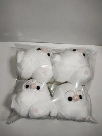 달리는 작은 새 마스코트 봉제 인형 4개 에호에호