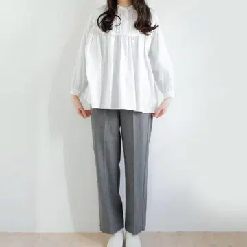 오로네 늑대와 올빼미 그루니에 팬츠 라이트 그레이