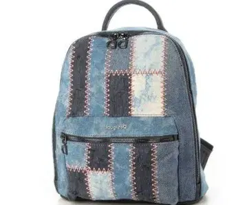 새상품 Desigual 데님 패턴 백팩