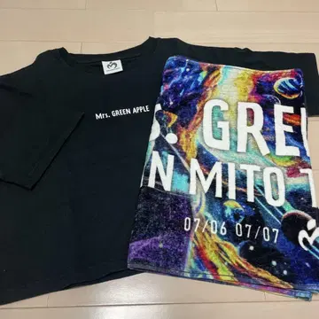 Mrs. GREEN APPLE 크롭T셔츠 타월 세트