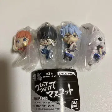 가챠 은혼 집어서 이어붙이는 마스코트 카니칸 ver 4개 세트