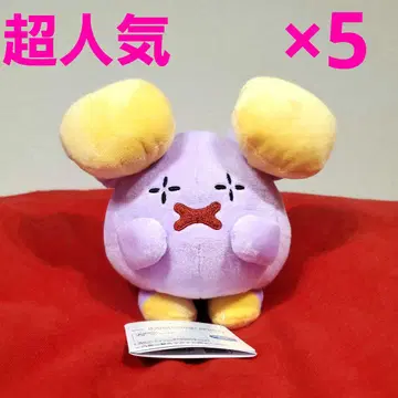 초인기 파격! 5개! 포켓몬스터 봉제 인형 ~고오스 잠만보 망키~