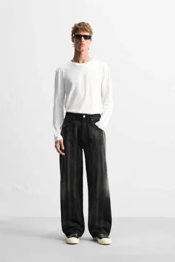 ZARA 와이드핏 데님 새상품급