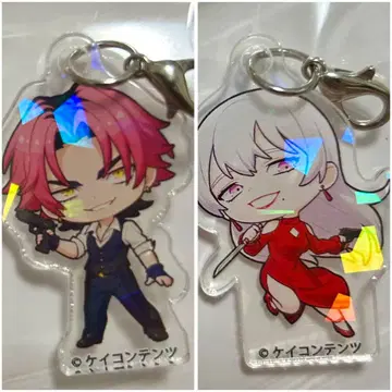 휴먼버그 대학 홀로그램 참 세트 아오야마 루키 카즈키 시온