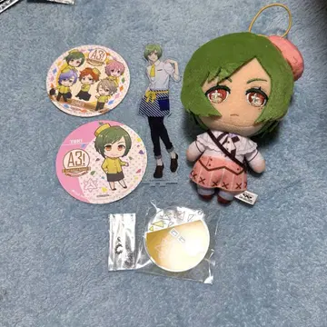A3! 루리카와 유키 봉제 인형 & 아크릴 키링 세트