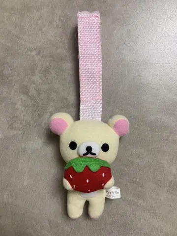 코리락쿠마 에코백 후크 딸기