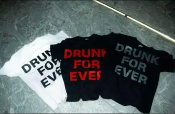 drunkforever t-shirt S 화이트 DDIM fti 레어