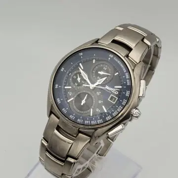 작동품 세이코 SEIKO WIRED 손목시계 크로노그래프 데이트 쿼츠