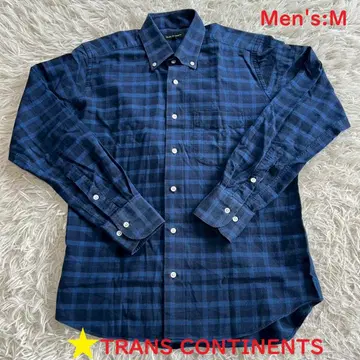 TRANS CONTINENTS 플란넬 셔츠 M