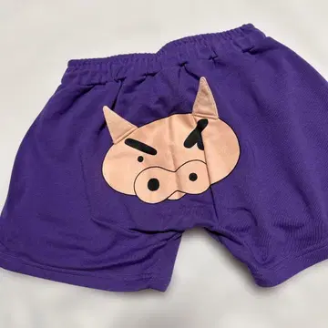 단종 짱구는 못말려(크레용 신짱) 부리부리자에몽 룸웨어 숏팬츠 보라색
