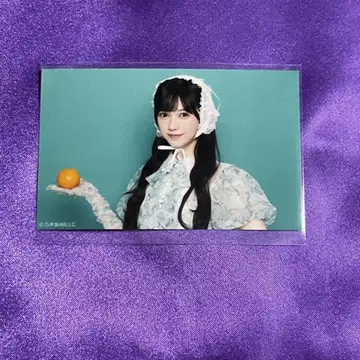 이케다 에이사 네이블 오렌지 미니 브로마이드 1장