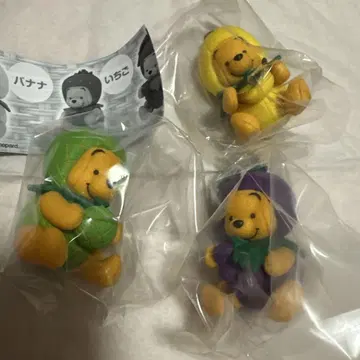 즉시 구매 가능 곰돌이 푸 후르츠 캡슐 토이 세트