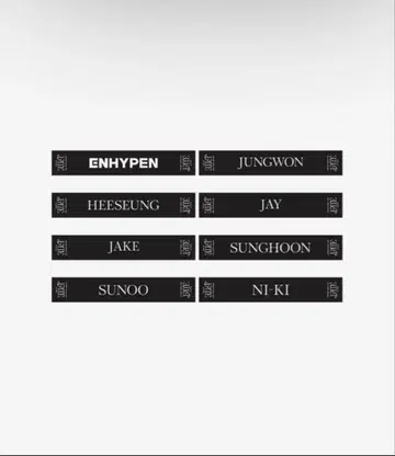 ENHYPEN 니키 Fate 타월