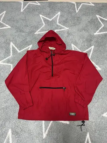 80s 90s LLBean 엘엘빈 빨간색 아노락 후드티