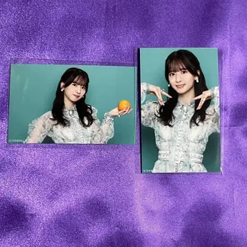 스가와라 사츠키 네이블 오렌지 미니 브로마이드 2장