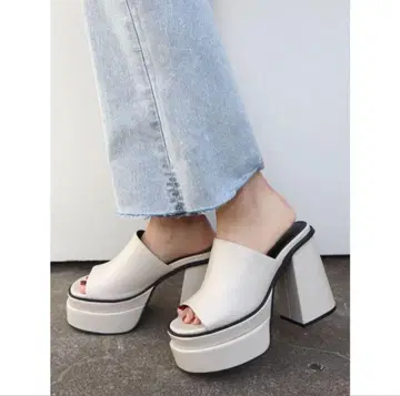 EMODA 탱크 밑창 하이힐 샌들