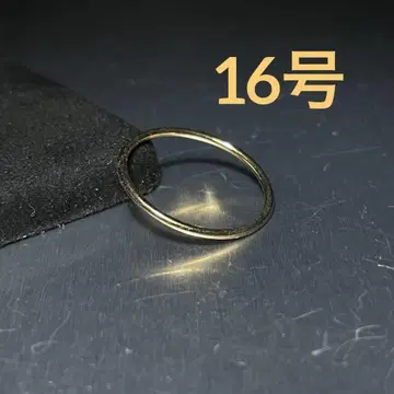 빈티지 패션 반지 골드 16호 슬림 심플 레이어드