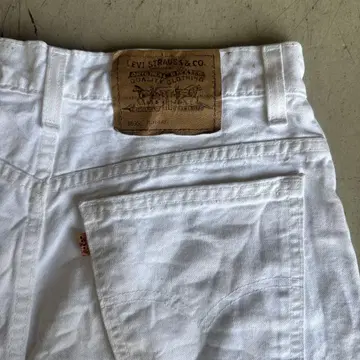 90s USA제 Levi's 36951 오렌지 탭 숏팬츠 구제 의류