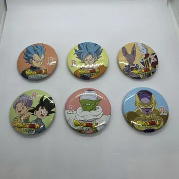 링거햇 드래곤볼 슈퍼 캔뱃지 6종 세트