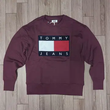TOMMY JEANS 빅 플래그 로고 맨투맨 남성용