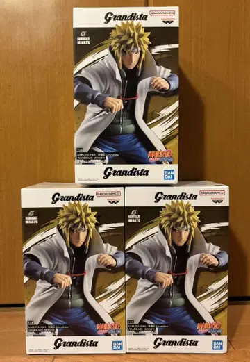 NARUTO 나루토 돌풍전 Grandista 나미카제 미나토 3개 세트