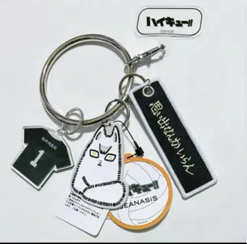 하이큐 참 부착 스마트폰 링 스트랩 지나시스 키타 신스케 이나리자키