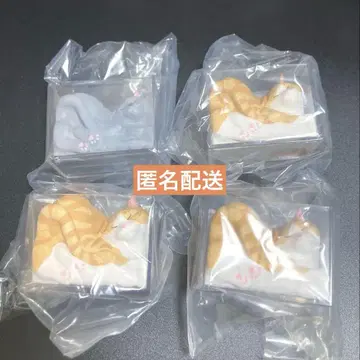 액체 고양이 그레이 브라운 태비 가챠 캡슐 토이