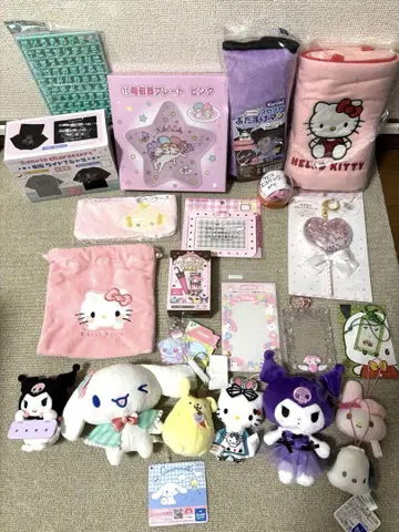 산리오 잡화 봉제 인형 굿즈 묶음 판매 1