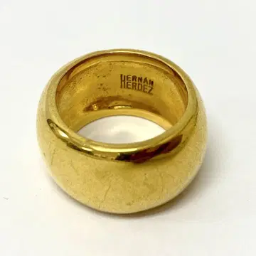 E187 HERNAN HERDEZ 골드 반지 에르난에르데스 놋쇠