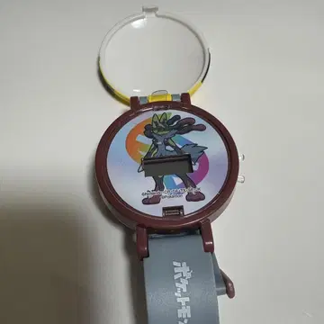포켓몬 워치 옐로우 컬러 메가 루카리오