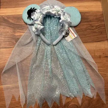[ 택 포함 새상품 ] 디즈니 할로윈 신부 머리띠