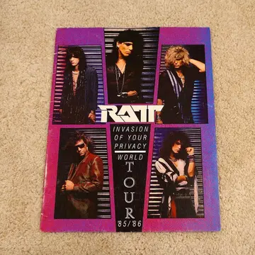 RATT 라트 1985/86 월드 투어 팸플릿 (새상품급)
