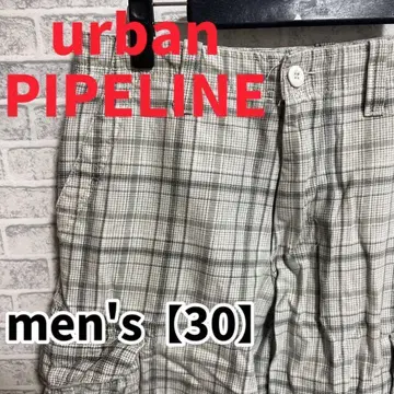 F2056 [ urban PIPELINE ] 체크 숏팬츠 [ 30인치 ]