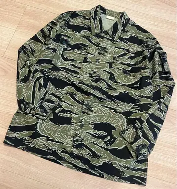 리프로덕트 tiger camo 타이거 카모 구제 의류