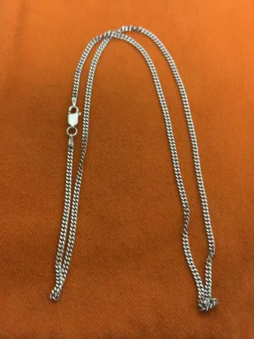 실버 925 키헤이 체인 목걸이 50cm 폭 3mm