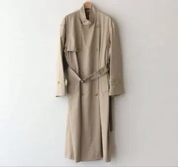 AURALEE WASHED FINX CUPRO TWILL LONGCOAT