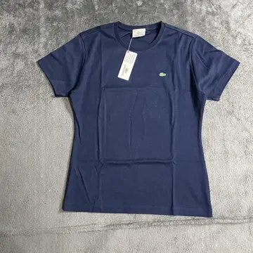 택 포함 미사용품 LACOSTE 라코스테 T셔츠 악어 자수 패치